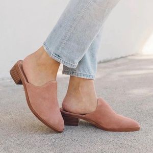 Soludos Venetian mules ‘Sahara pink’